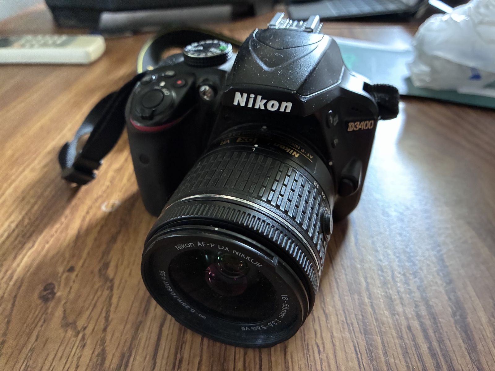 Nikon D3400 DSLR Camera with AF-P DX NIKKOR 18-55mm VR Lens