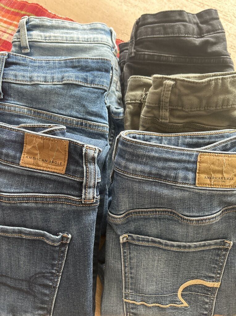 Set Of 6 Name beand Jeans - A/E& H&M