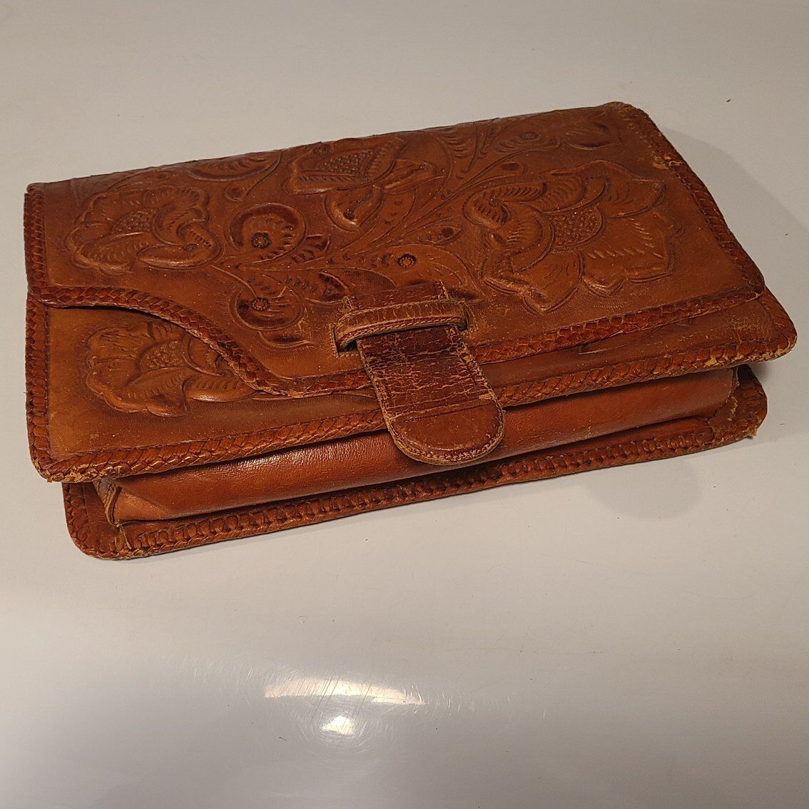 M Peral's Hand tooled purse