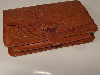 M Peral's Hand tooled purse