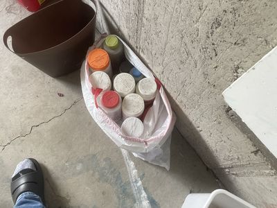 Hot tub chemicals (10 bottles)