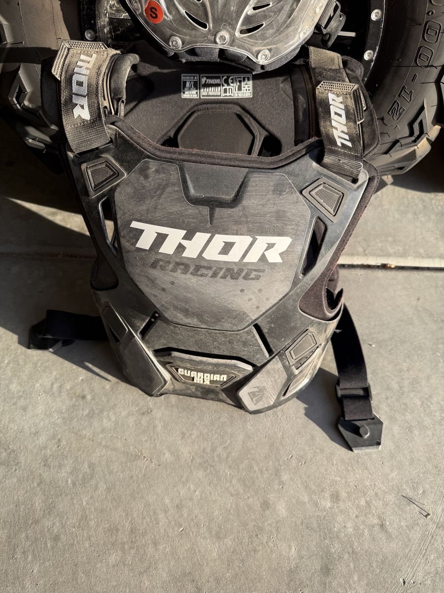 Thor Guardian MX Roost Deflector Chest Protector, Size M/L - Used Motocross Body Armor