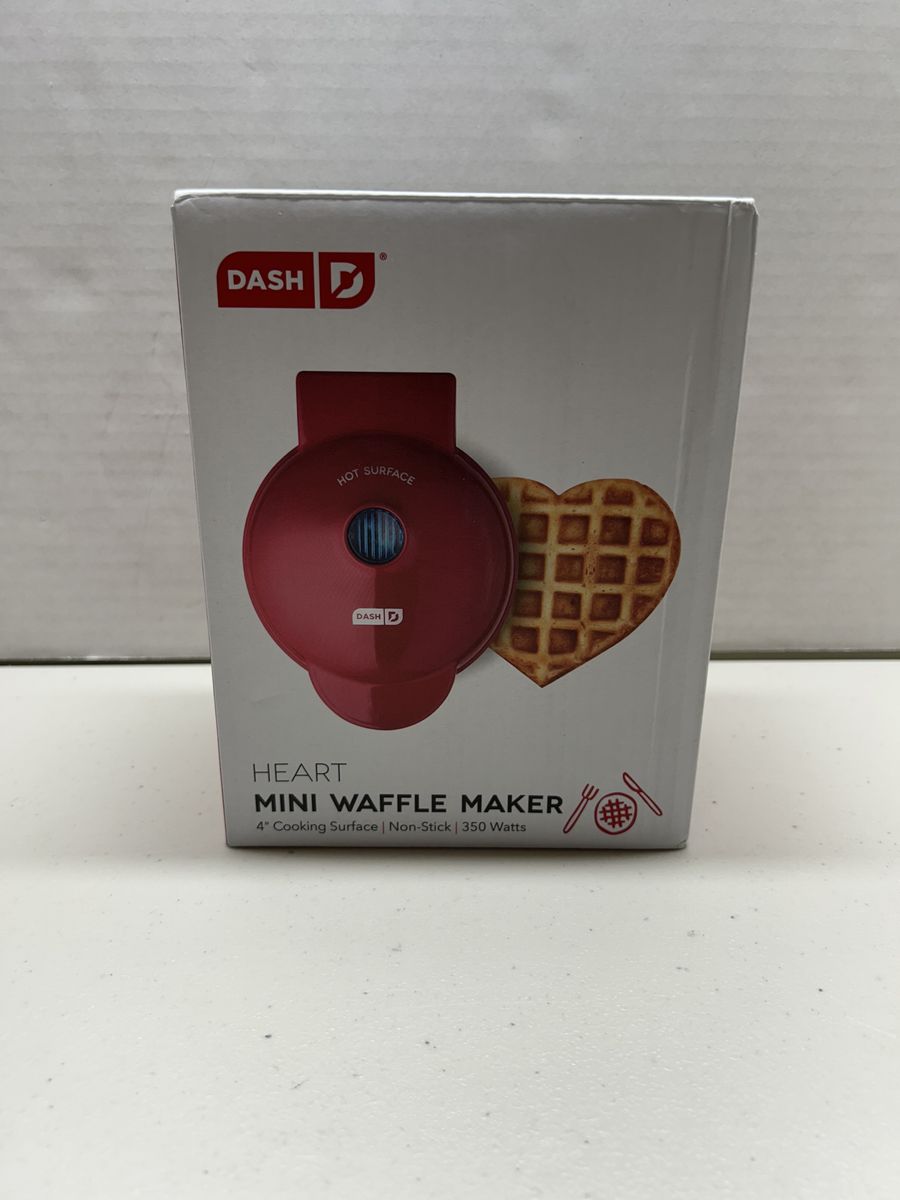 New Dash Heart Waffle Maker