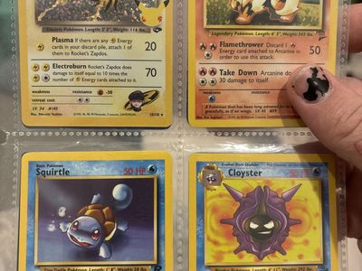 Vintage Pokemon Trading Cards Lot