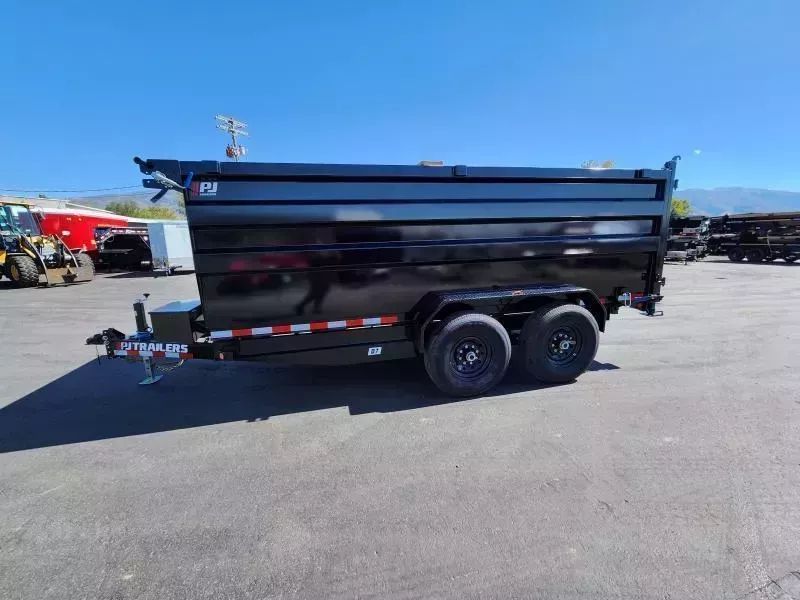 2027 PJ Trailers 7X14 D7 14K with 4' Sides Dump Trailer