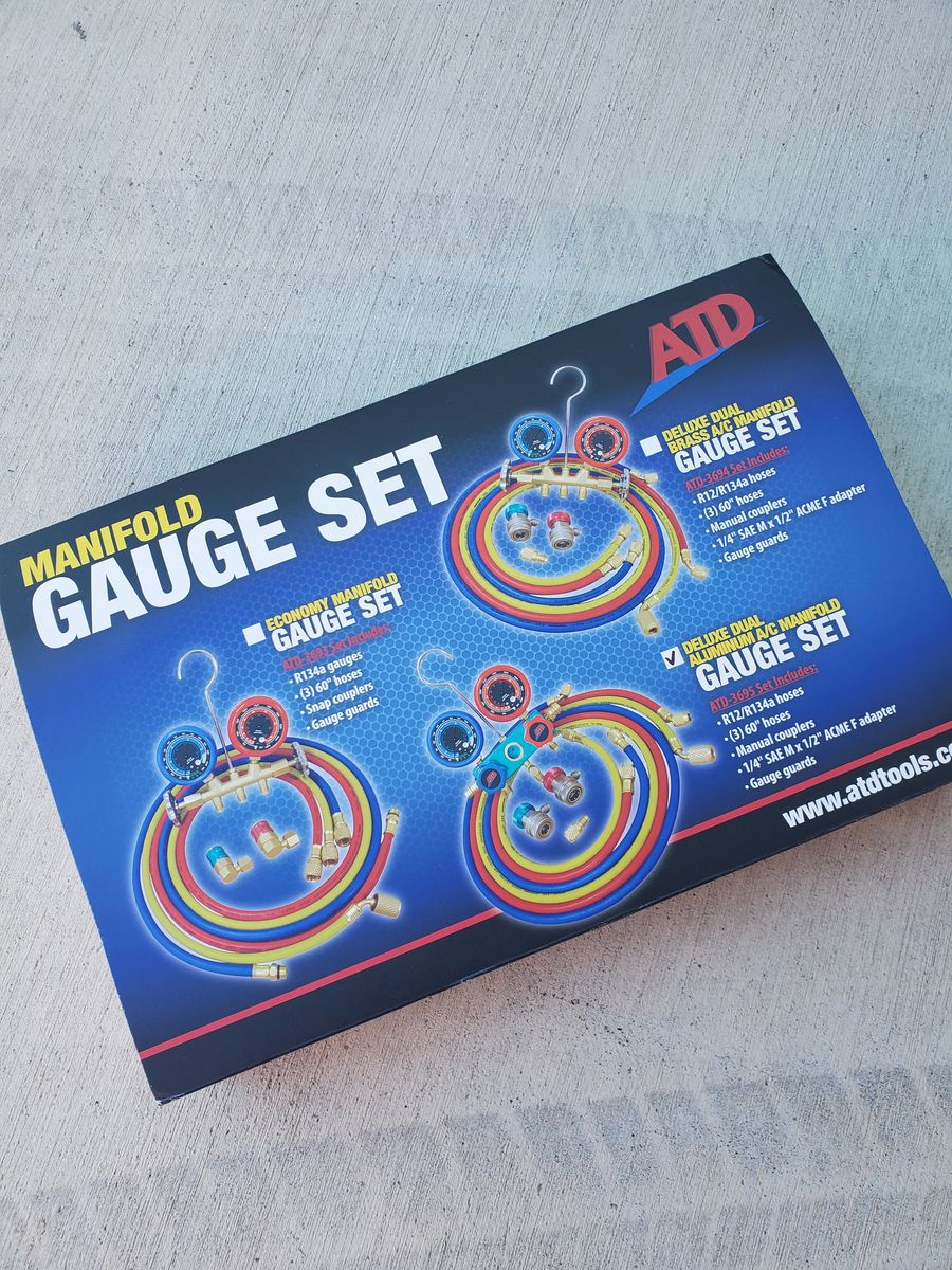 AC Manifold Dual Gauge Set