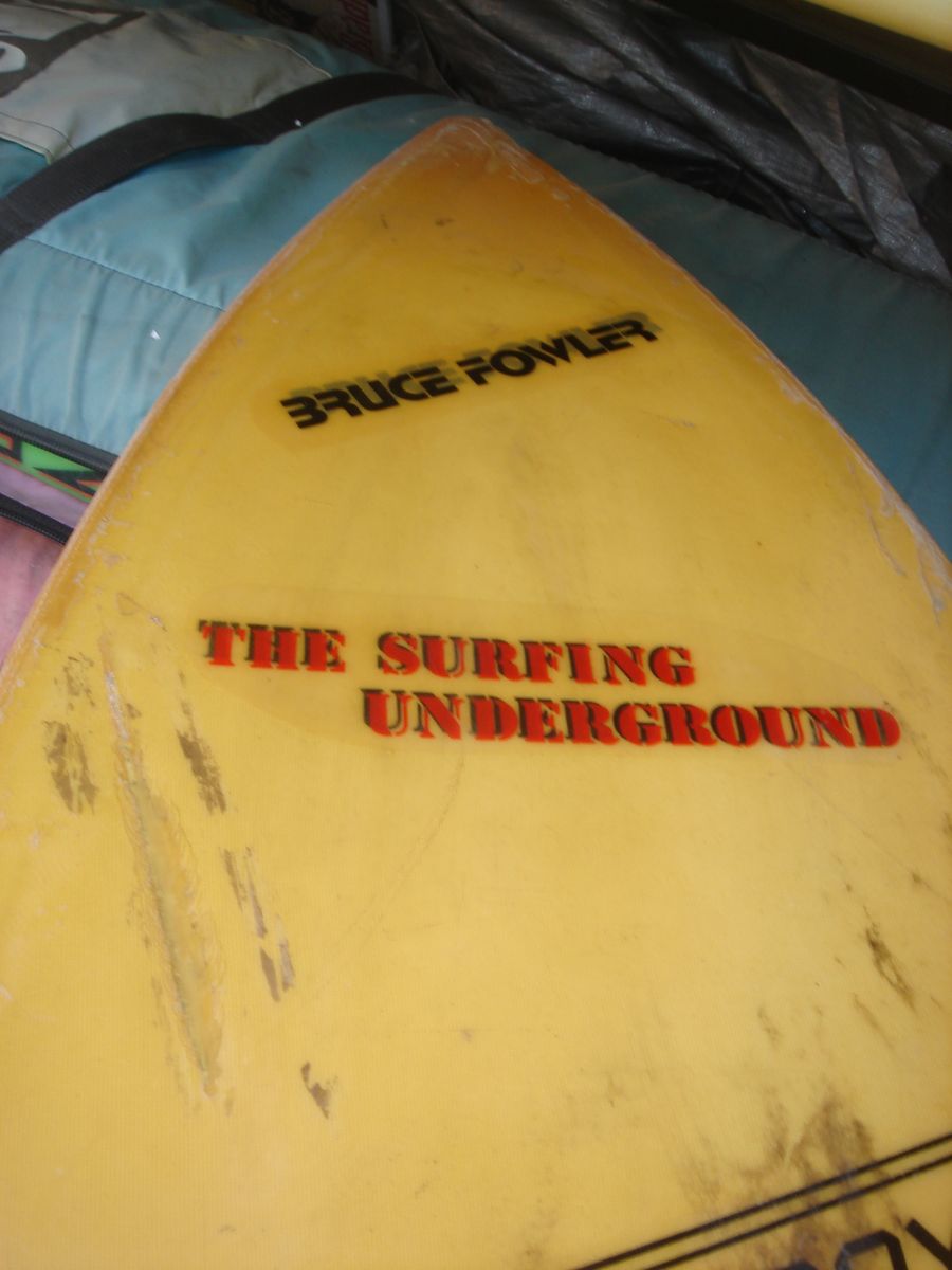 vintage bruce fowler surf underground windsurfer surfboard
