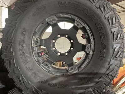 8-lug Nomad Wheels With 38 Goodyear Mtr's