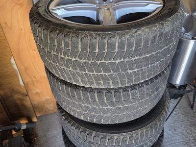 Bridgestone Blizzak WS90 235/50R18 Winter Tires with Vision Wheels Set of 4