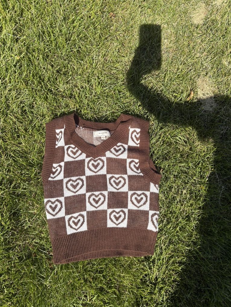 Brown Sweater Vest