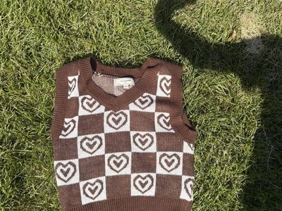 Brown Sweater Vest