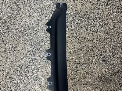 Jeep JL rubicon steel front bumper parts Black Plastic Trim Piece and filler - Used