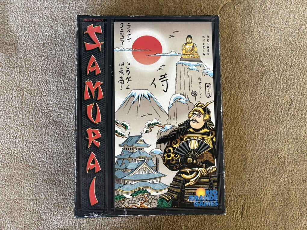 COMPLETE Original 1998 Samurai Board Game