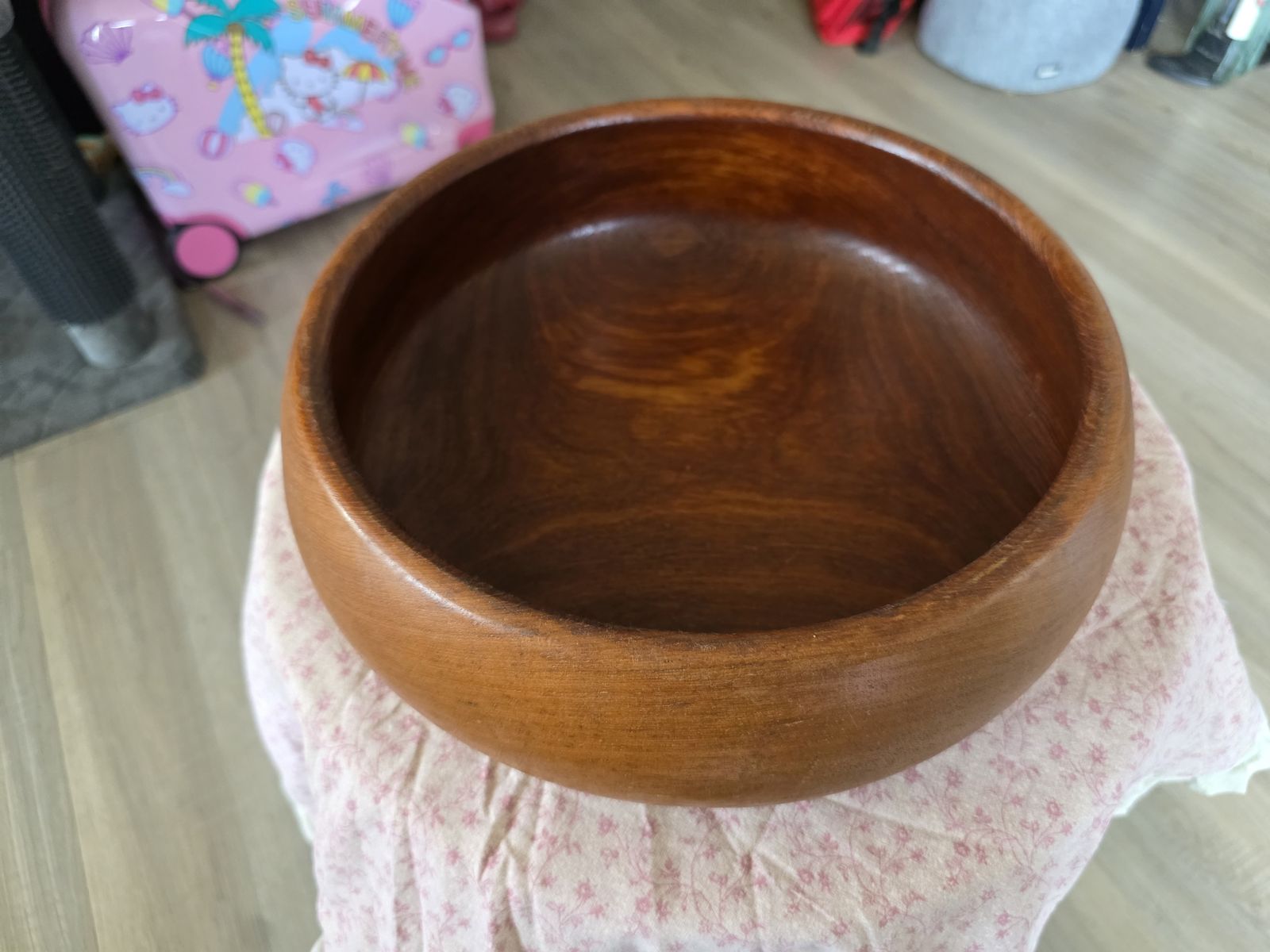 Carved Teak Bowl