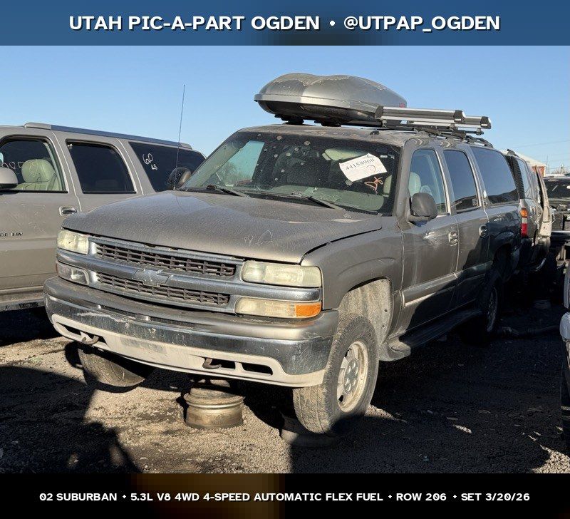 2002 Chevrolet Suburban GMT800 Parts - UTPAP Ogden
