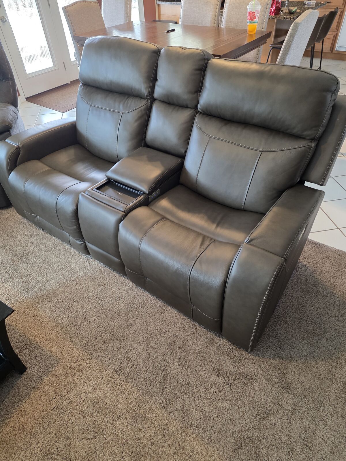 Powered Loveseat Zero Gravity Reclining Sofa with Bluetooth Immersive Sound