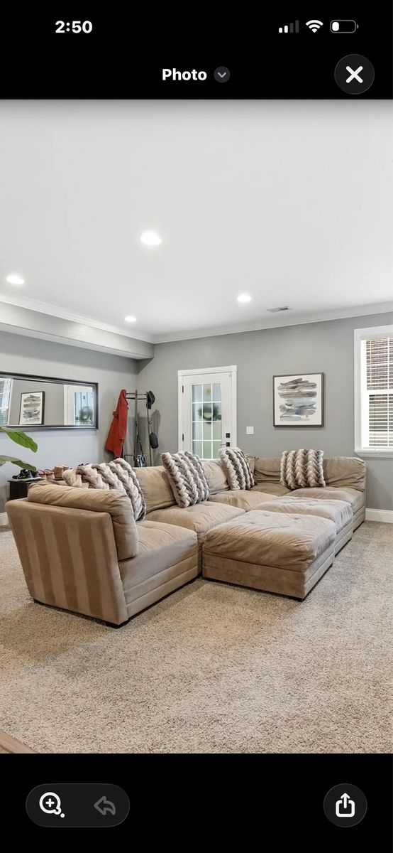 Costco Modular Sectional Couch + Ottoman