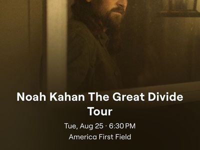 Noah Kahan two floor seats!! Row 10!!!