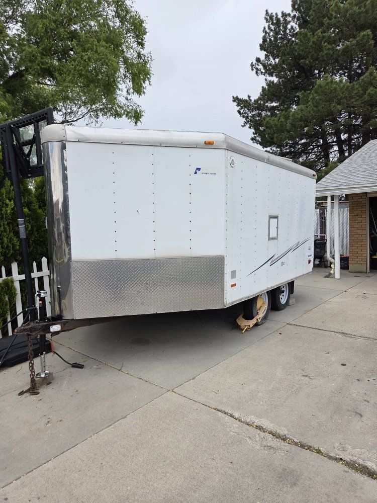 1999 pace V nose trailer