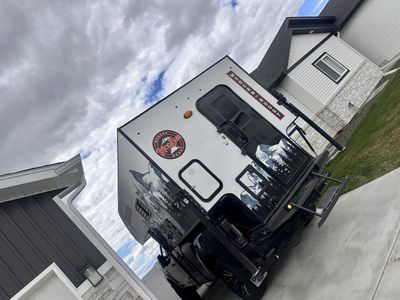 Modern buggy truck camper