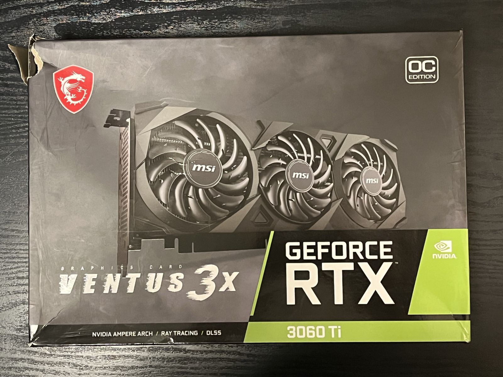 MSI GeForce RTX 3060 Ti Ventus 3X 8G OC Graphics Card