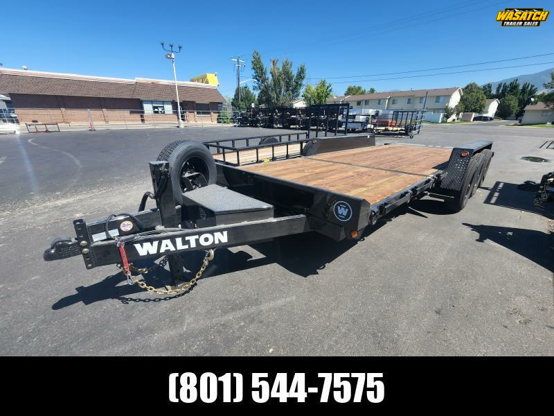 2025 Walton Trailers 7X22 TSX Triple 21K Hydraulic Tilt Flatbed Trailer