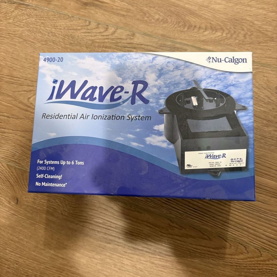 Nu-Calgon iWave-R 4900-20 Residential Air Ionization System for HVAC - Up to 6 Tons