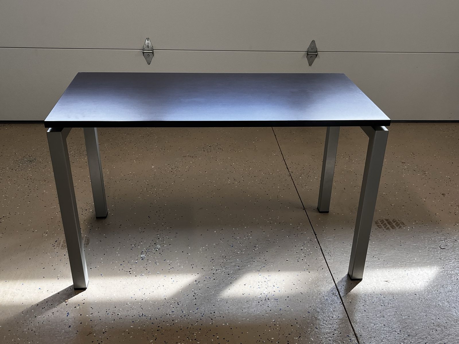 Wooden Table with metal legs