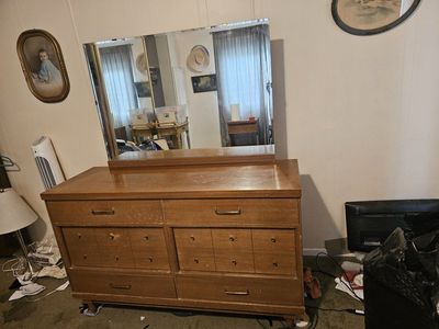 Nightstand and dresser set