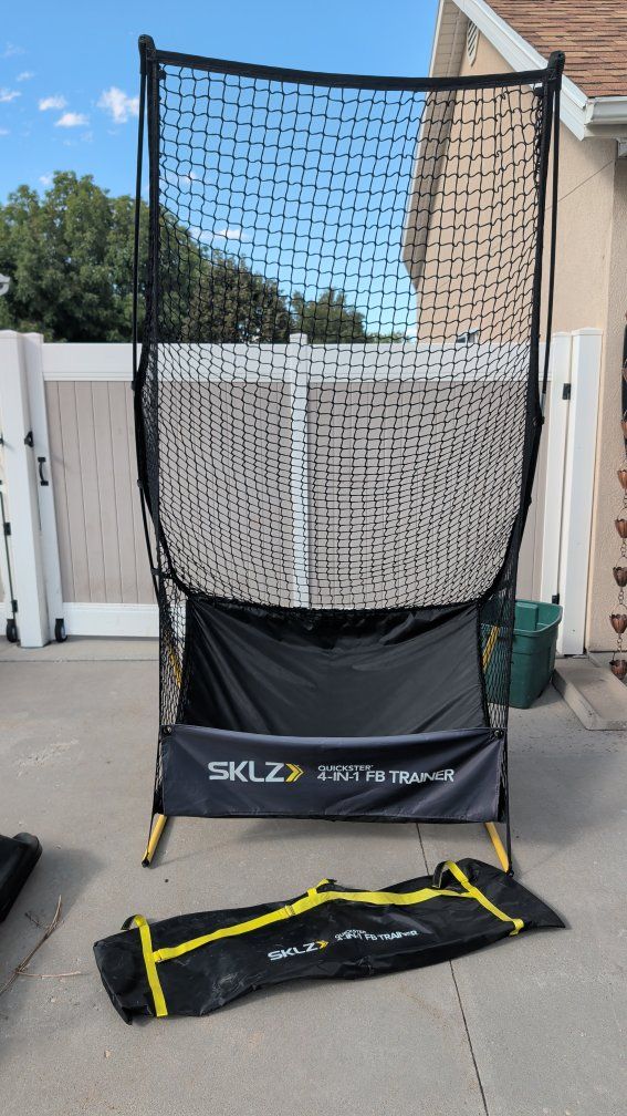 SKLZ Quickster 4-in-1 Football Trainer Net with Carry Bag