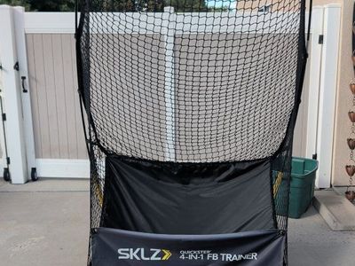 SKLZ Quickster 4-in-1 Football Trainer Net with Carry Bag