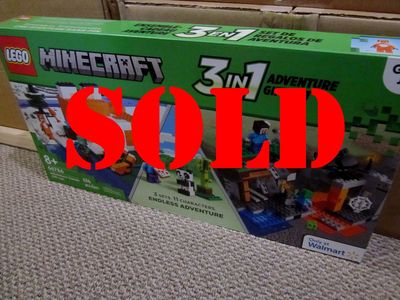 SOLD - Lego 66786 Minecraft 3-in-1 Adventure Gamer Gift Set New Sealed