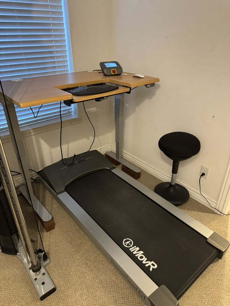 Premium Walking Treadmill SIt Stand Desk