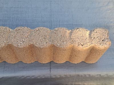 10 Matt log 16.0-in L x 3.0-in W x 6.0-in H Tan Concrete Straight Edging Stones