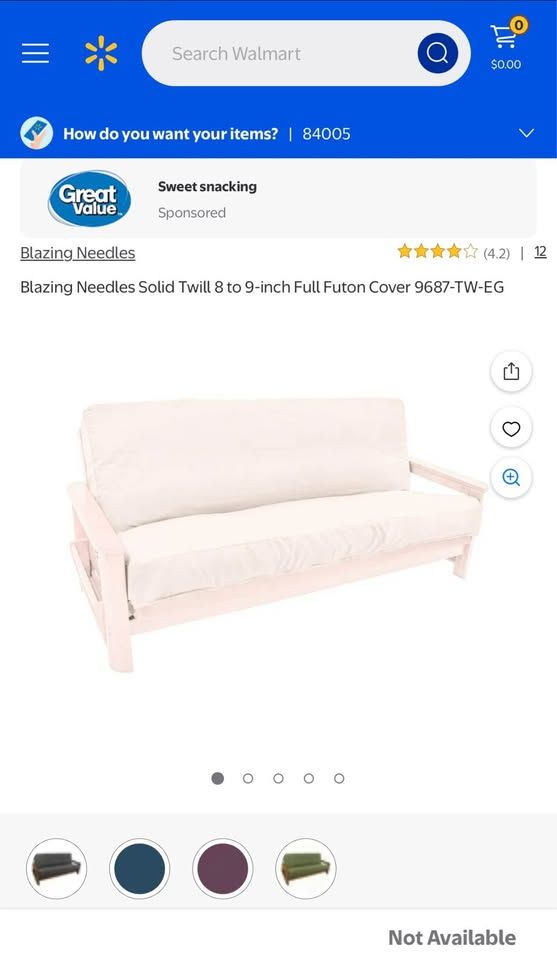 Futon Cover (New)