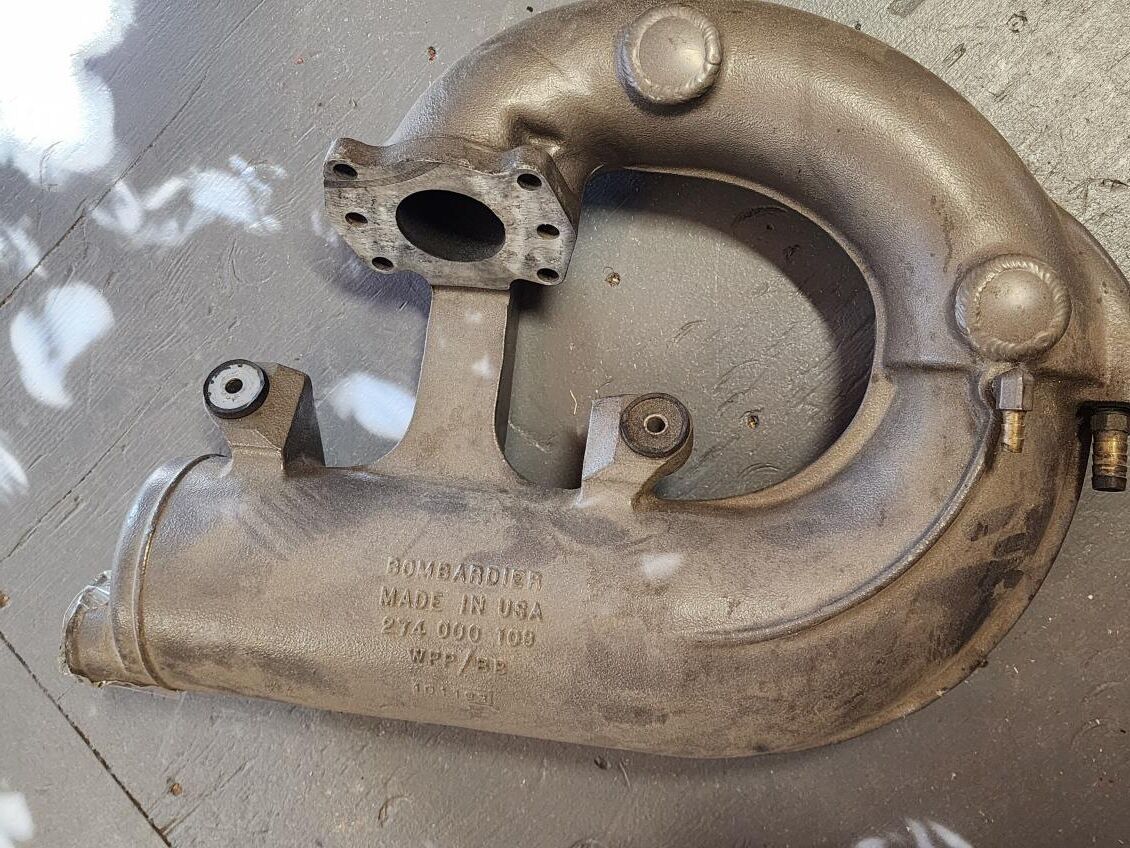 Bombardier Seadoo exhaust header
