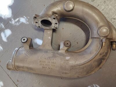 Bombardier Seadoo exhaust header