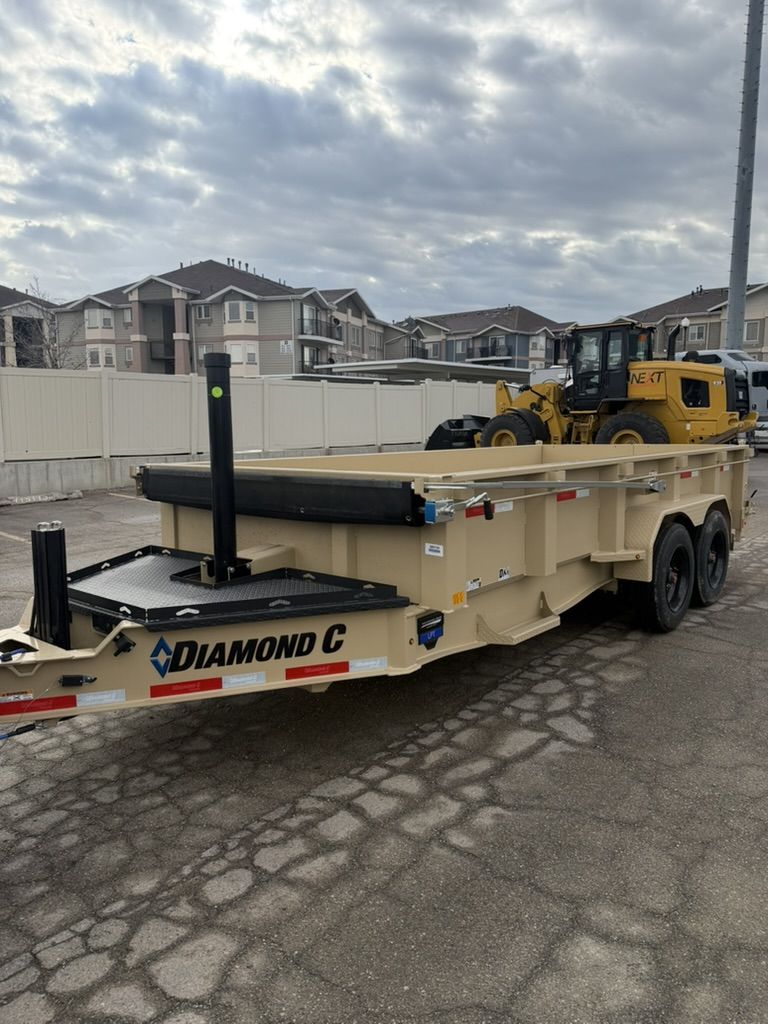 Heavy Duty Dump Trailer Rental – Contractor Jobs - up to 17k lbs rated