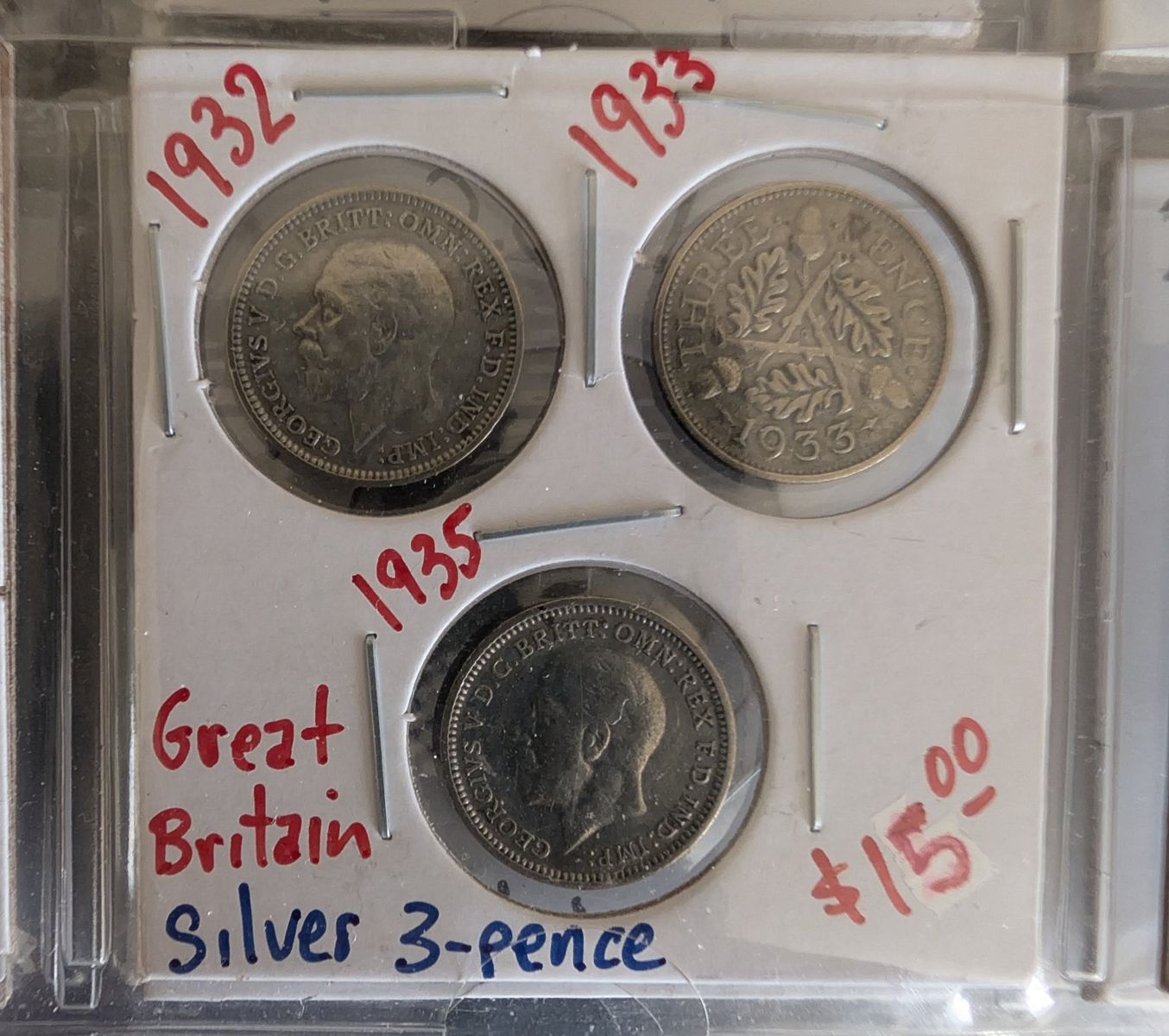 Silver foreign coins