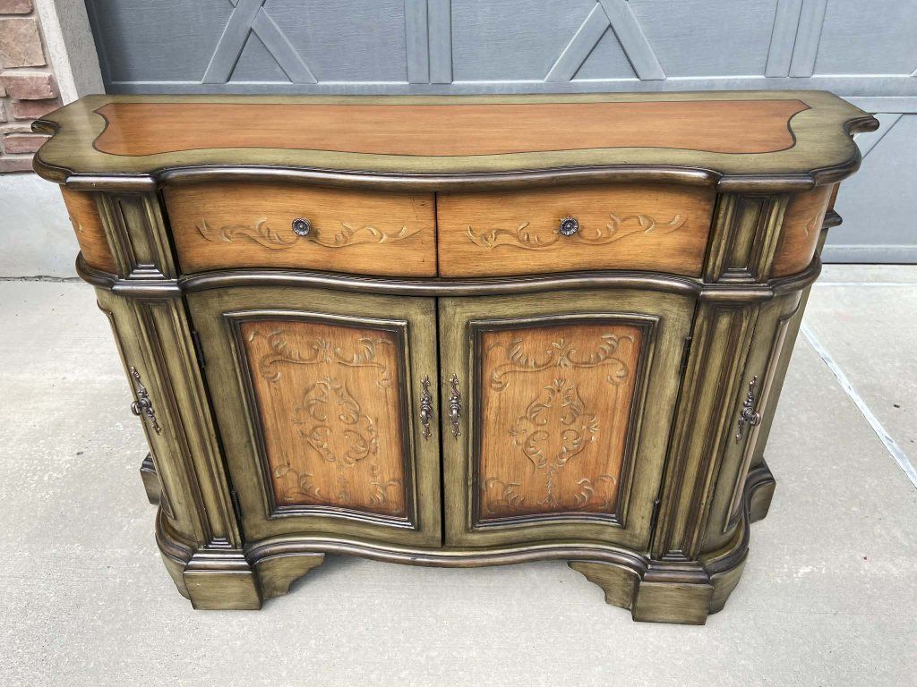 Hand-painted Stein World Accent Credenza