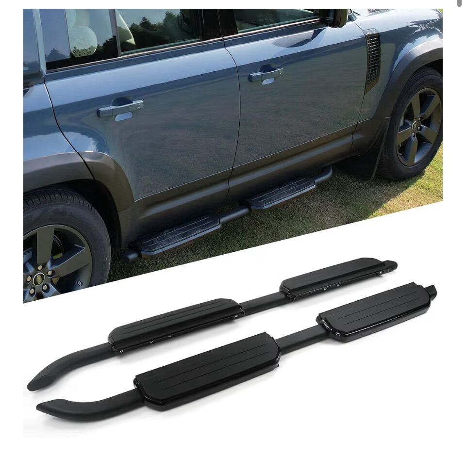 20-25 Landrover Defender 110 130 Steps Nerf Bars