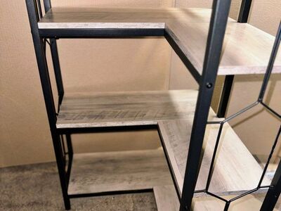 Brand New Assembled 7-Tier Corner Bookshelf