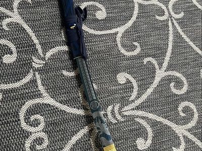 Decorative Samurai Katana Sword with Dragon Engraving & Blue Scabbard - Display/Cosplay