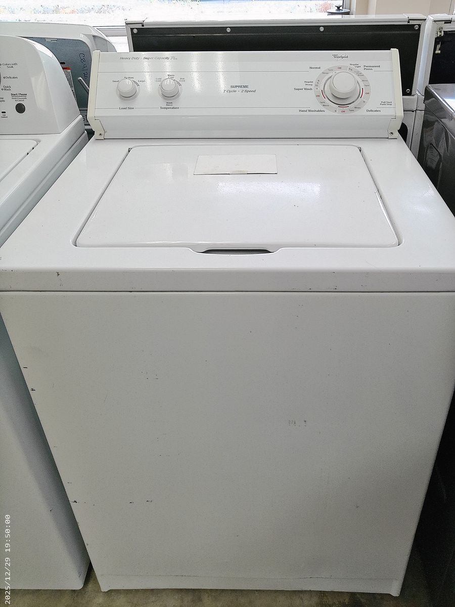 Whirlpool Top Load Washer~90 Day Guarantee