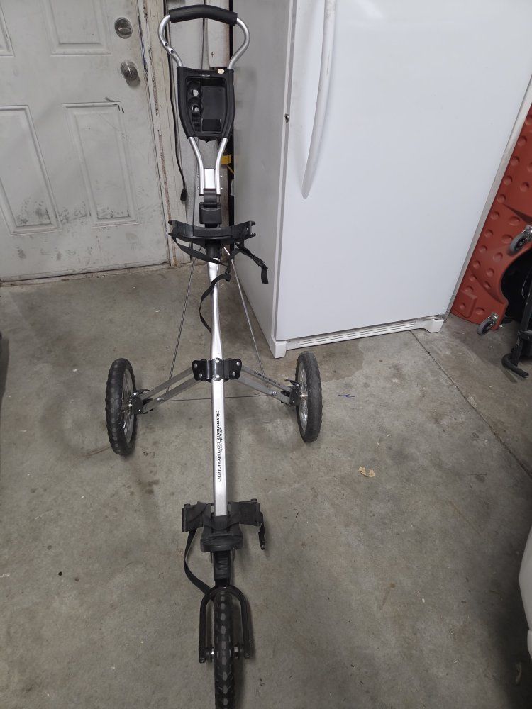 Bag Boy Express Golf Push Cart 3-Wheel Folding/Collapsible - BagBoy