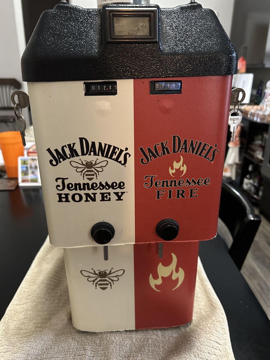 Jack Daniels Slim Shot Chiller Tennessee Honey & Fire Dual Dispenser Machine