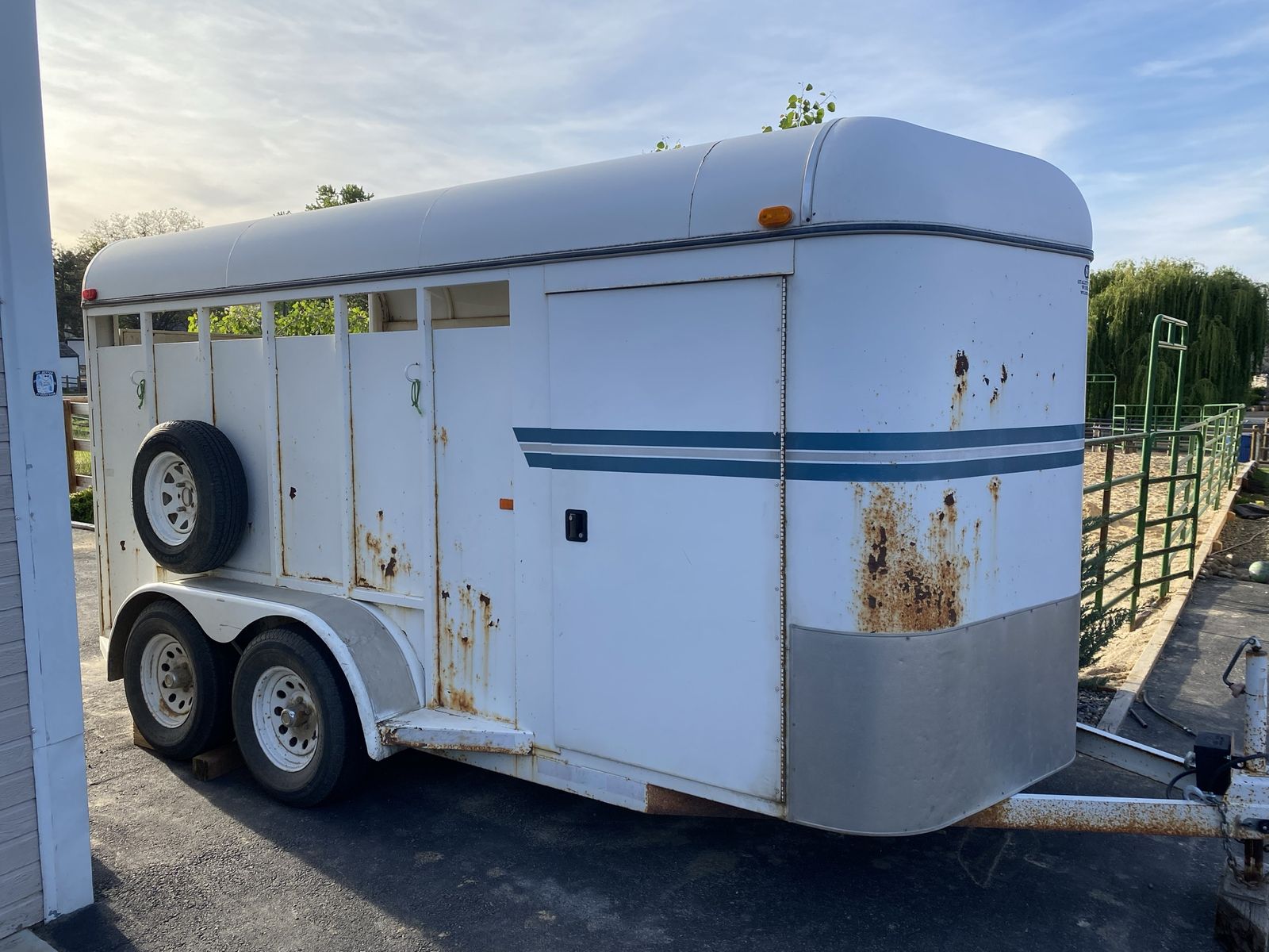 C&B Bumper Pull Horse Trailer