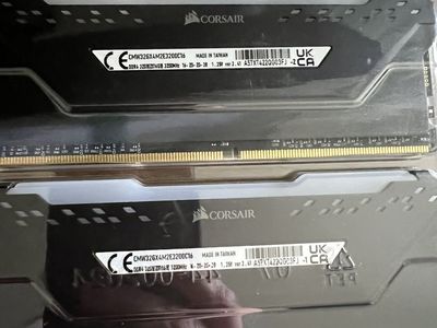 Corsair 32GB (2x16) 3200 MHz RGB Pro