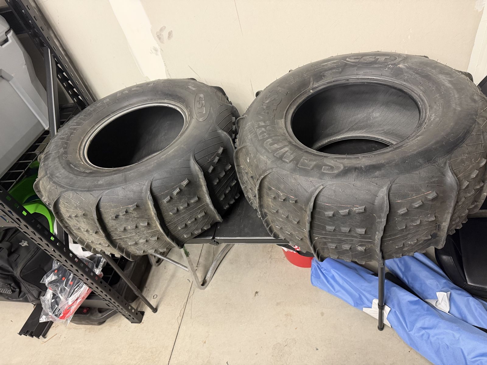 Set of 2 CST Sandblast Rear Paddle Tires 30x12-14 ATV UTV Dune Tires