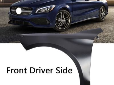 SHCKE Front Driver Side Fender for Mercedes-Benz CLA 250 (W117) 2014-2019, Black